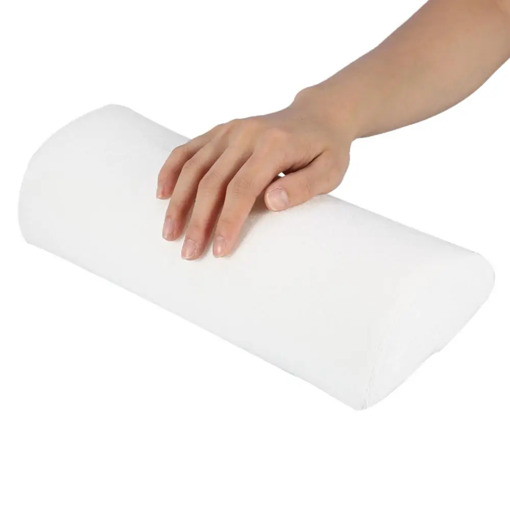 Маникюр Дизайн ногтей 10 цветов салон опора для рук подушки съемные моющиеся дизайн ногтей мягкая губка Маникюрный Стол - Цвет: White