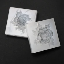5 видов силиконовая формочка в виде цветов розы зеркало ремесло DIY украшения Торт Декор изготовление эпоксидной смолы