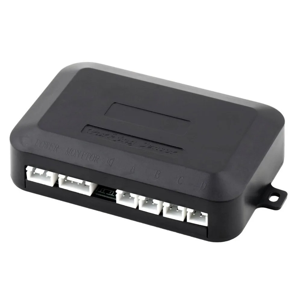 Car Auto Reverse Assistance Backup Radar System with 4 Parking Sensors Distance Detection + LED Distance Display + Sound Warning