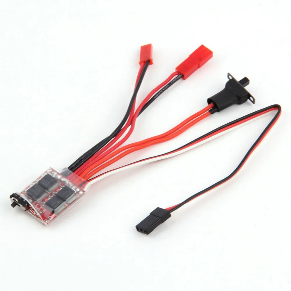 RC ESC 20A Brush Motor Speed Controller w/ Brake for RC Car Boat Tank New Sale RC ESC 20A Brush Motor Speed Controller w/ Brake for RC Car Boat Tank New Sale