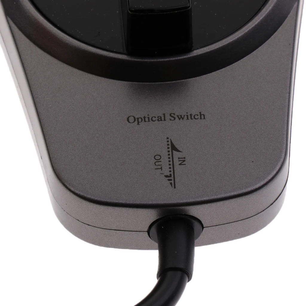 3 Port Digital Optical Fiber Cable Wired Toslink Switcher For HDTV CD Player
