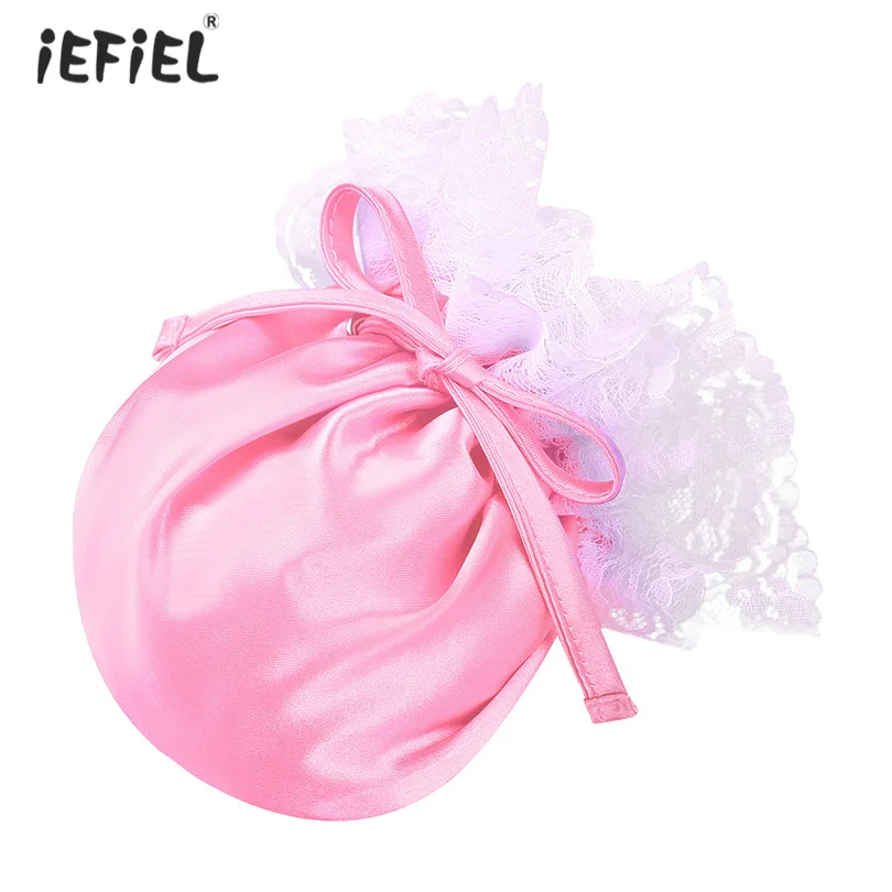 

Adult Mens Briefs Sissy Panties Lingerie Floral Lace Elastic Drawstring Satin Male Panties Bulge Pouch Mini C-String Underwear