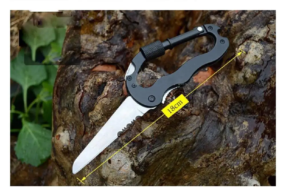 Mounchain Adeeing Многофункциональный Карабин Инструмент с Ножи отвертка-открывашка для горных Climbining