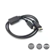 Câble d'extension usb 3.1 Type C femelle vers Micro + type c mâle pour téléphone, appareil photo, disque dur ► Photo 2/6