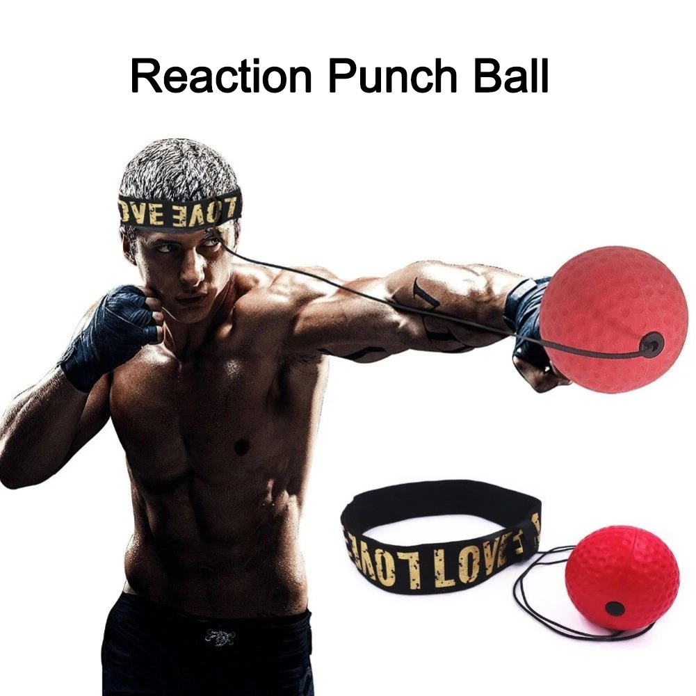

Hand Eye Training Set Head-Mounted Boxing Reflex Reaction Ball Boxing Exercise Equipment Punching Ball