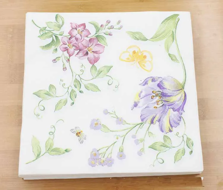 

Ynaayu 20pcs/set Simple Napkins Flower Party Supplies Butterfly Disposable Tableware For Event Party Decoration