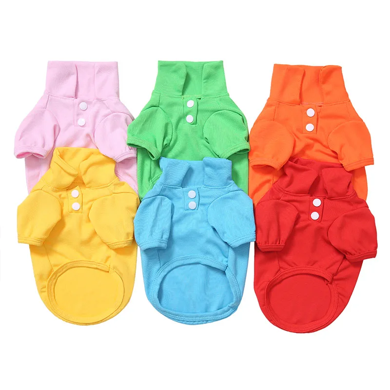 

Classic Dog Clothes Spring Summer Pet Shirt Soft Clothing For Small Medium Dogs Chihuahua Puppy Dog Costume Pet Polo Dogs Shirt