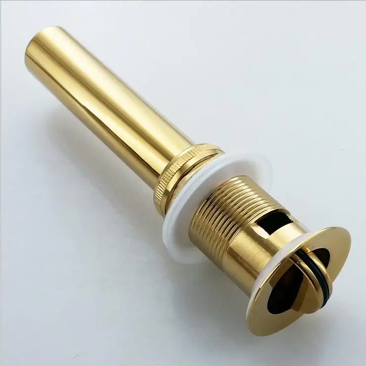 Bathroom Accessories Basin Sink Waste Golden Finish ...