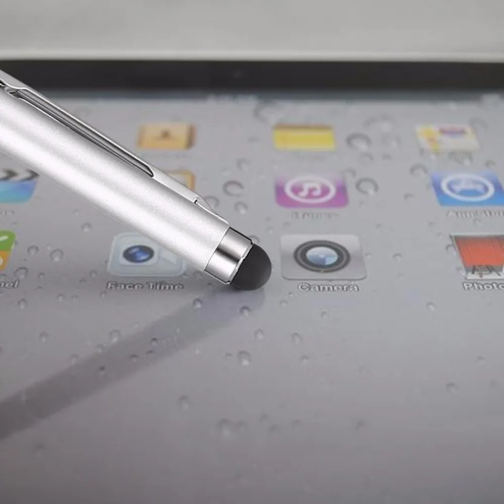 Новейший 2 в 1 емкостный сенсорный экран Стилус и шариковая ручка для iPad 2 3 для iPhone 4 4S