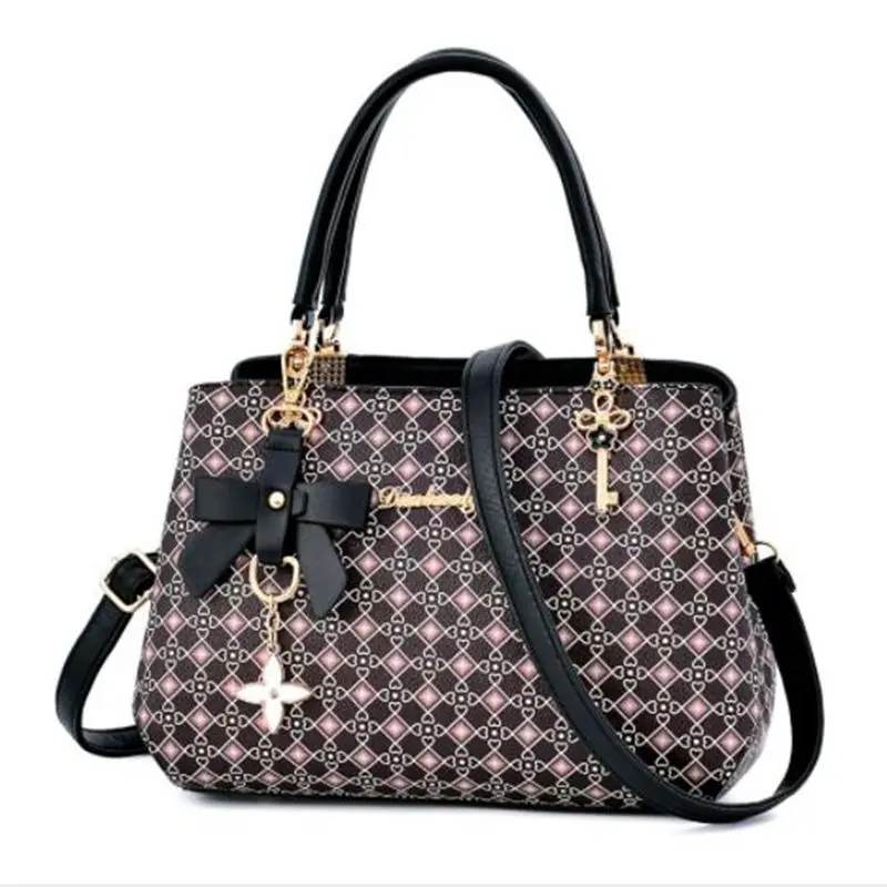 

Female Bag 2019 New Women Bag Lady Classic Casual Fashion Patchwork PU leather Messenger Bag Shoulder Handbag L9-109