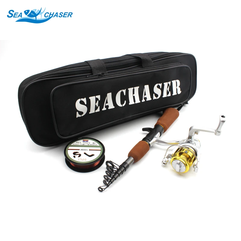 NEW 1.55M Lce fishing rod Portable Foldable Travel Casting Rods 5 15g