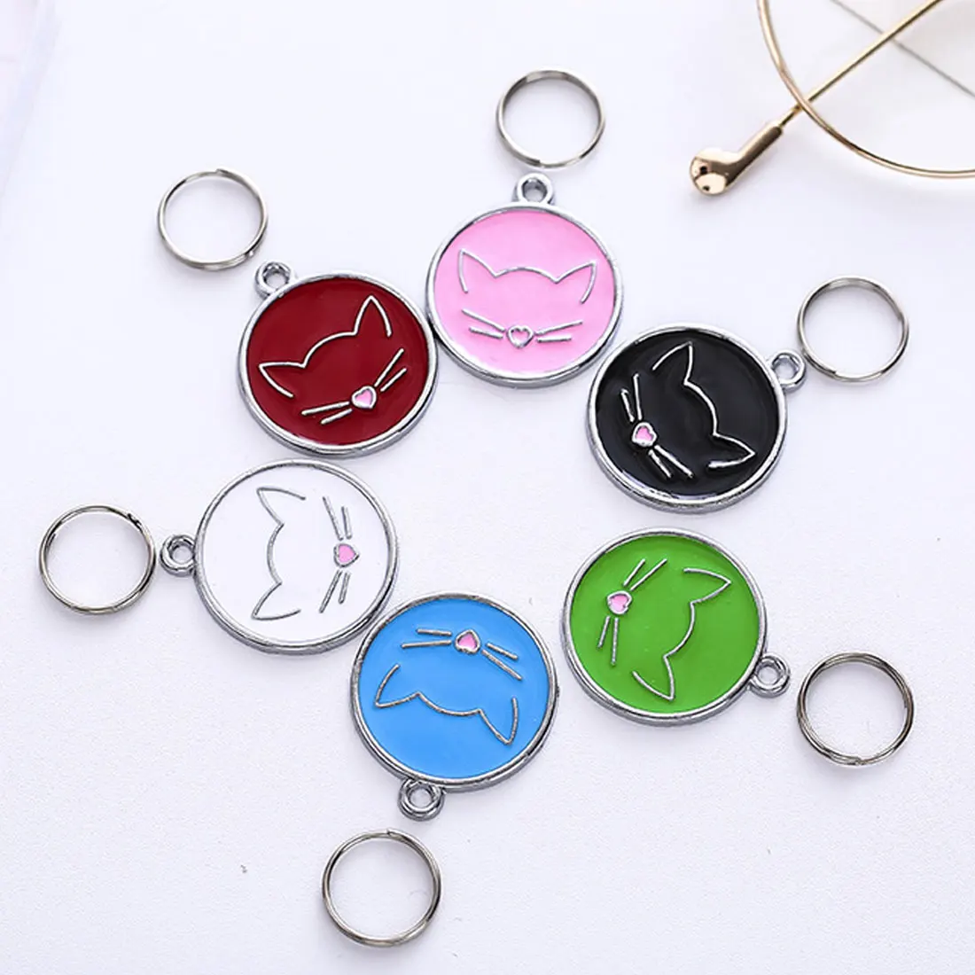 

Anti-lost Dog ID Tag Engraved Pet Cat Tags Name And Phone Number Dog ID Tags Dog Collar Accessories