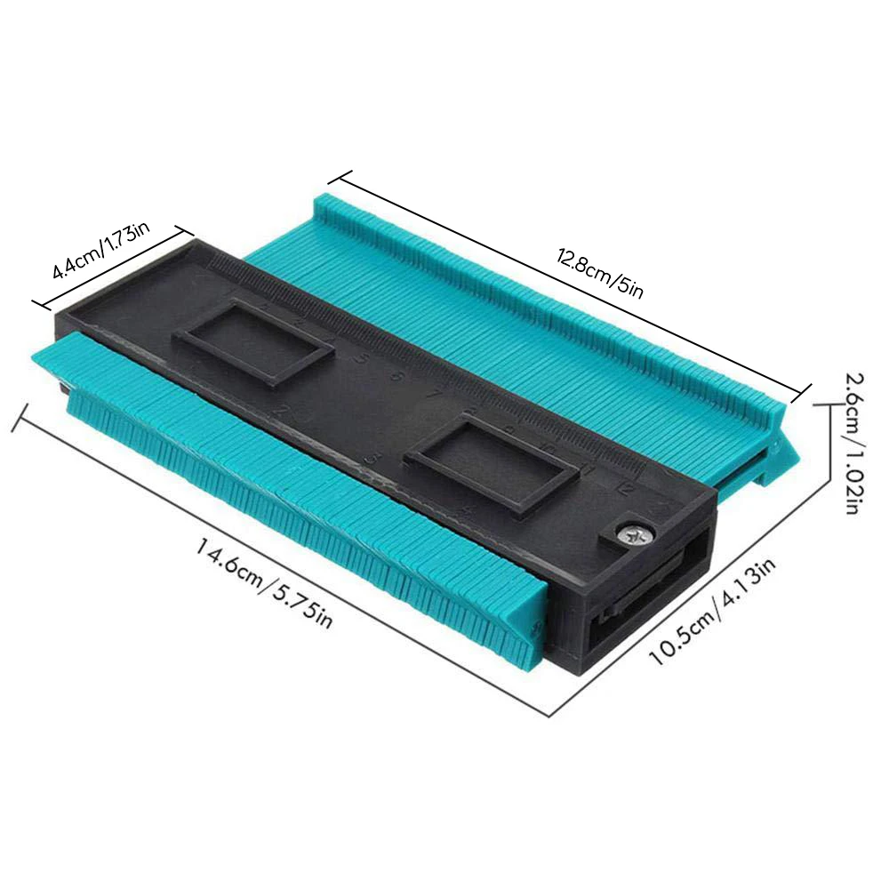 Неправильный контурный измерительный манометр профиль дубликатор для копирования стандартный " Ширина древесины маркировочный инструмент плиточный ламинат плитка общий инструмент
