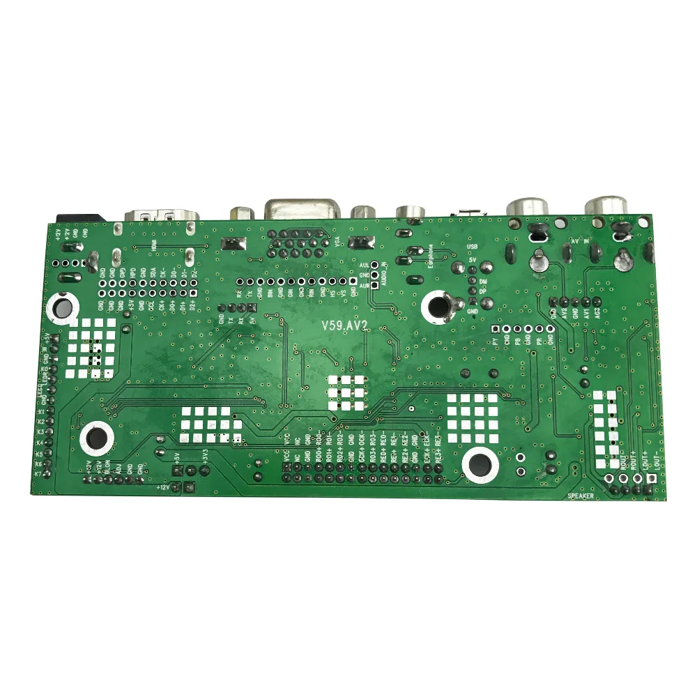 Автомобильная ЖК-плата для мониторинга, универсальная AV плата HMDI/VGA/USB/2AV v59.AV2