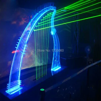

Reality Room Escape props laser harp with music sound unlock game free shipping