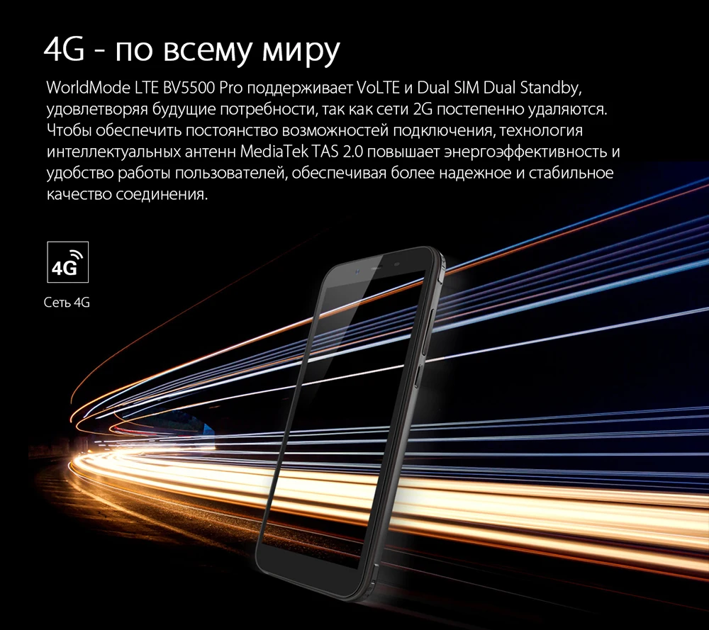 Blackview новейший мобильный телефон BV5500 Pro 4G Модель IP68 водонепроницаемый смартфон 4400 мАч NFC 5," экран 3 ГБ+ 16 ГБ Android 9,0