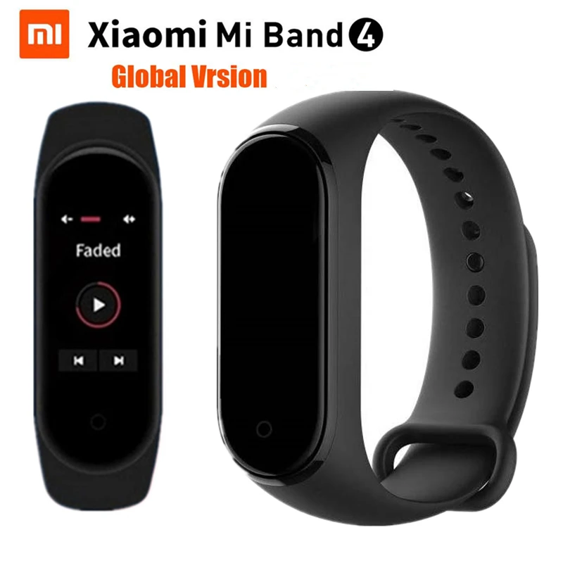 1558.05руб. 46% СКИДКА|Xiaomi mi Band 4 фитнес браслет 5ATM шагомер спортивный умный Браслет 0,95