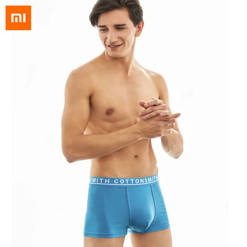 Новые Xiaomi Mijia YouPin хлопок Смит Модальные удобные боксеры трусы тройной цвет на выбор для модных мужчин