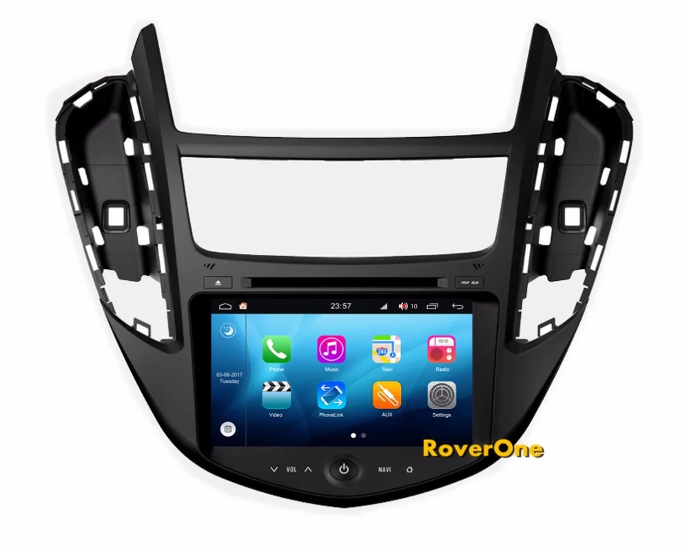 Perfect RoverOne Android 8.0 Octa Core Car Radio DVD GPS For Chevrolet Trax Touchscreen Multimedia Player Head Unit Bluetooth Wifi 4