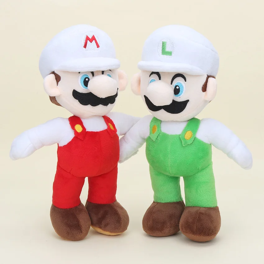 10 ''25 см Super Mario Bros Плюшевые куклы Супер Марио мягкие плюшевые прямостоящие Марио и Луиджи Плюшевые игрушки