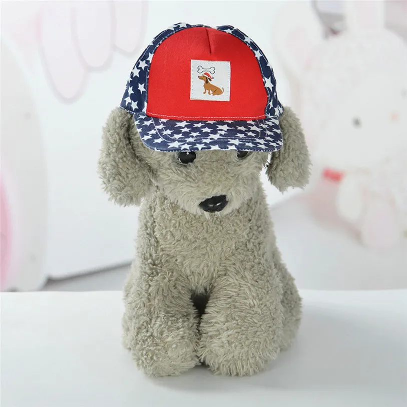Summer Small Pets Cap Hat Dog Cat Headband Canvas Outdoor Headdress Costumes Hair Band Visor Hat Cat Dog Accessories 40JA14 (16)