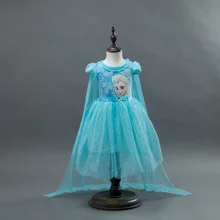 New 2019 Aisha Girls Princess Birthday Party Dress Cosplay Dress Children's Wear Aisha Queen Cotton Dress disney frozen girl dress spring summer super western air love queen princess dress summer child aisha dress