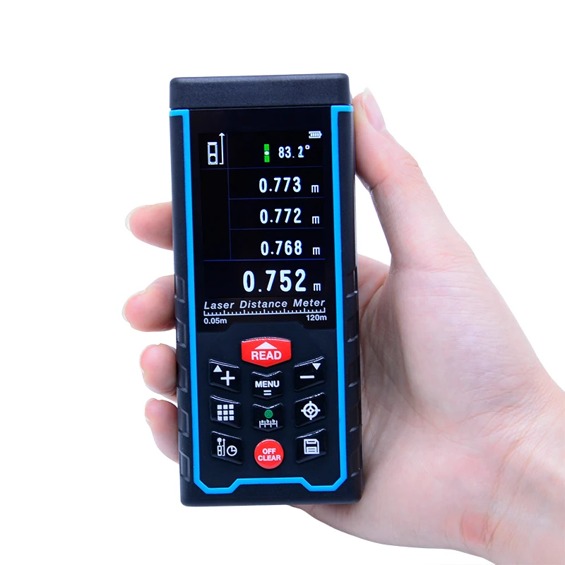 

120M SW-S120 Digital Laser rangefinder Color display Rechargeabel Laser distance meter hunting Range Finder + W-TFT Lcd Camera
