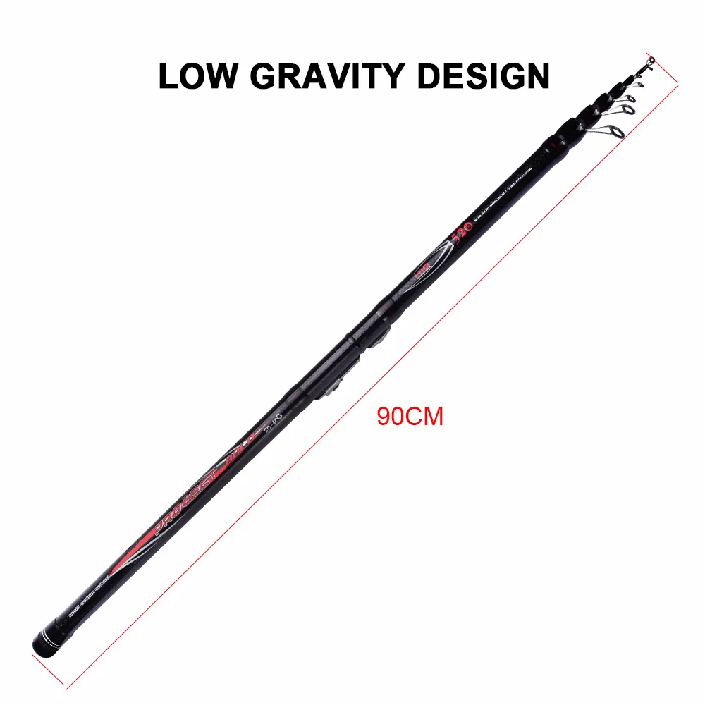 FX project Telescopic Portable Bolo Fishing Rod Spinning Casting 3.8/4.5/5.2/6M Travel Ultra Light float fishing 20-40G pole rod