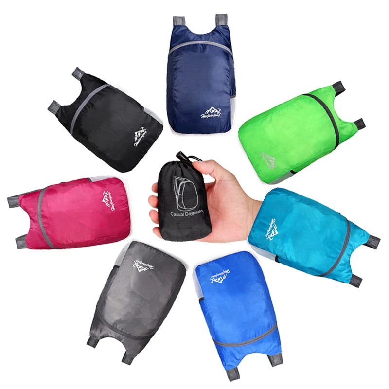 

20L Lightweight Packable Backpack Foldable ultralight Outdoor Camping Hiking Cycling Handy Travel Daypack Bags for men women