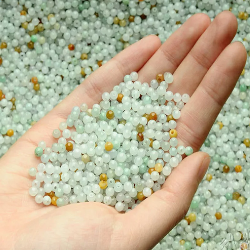 

1/3 BJD Doll accessories 4mm beads - Burma jade