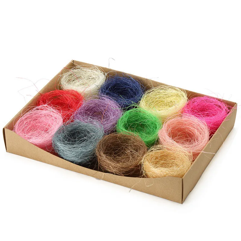 Artificial Nest Easter Mini Colored Thread Bird Nests for ...