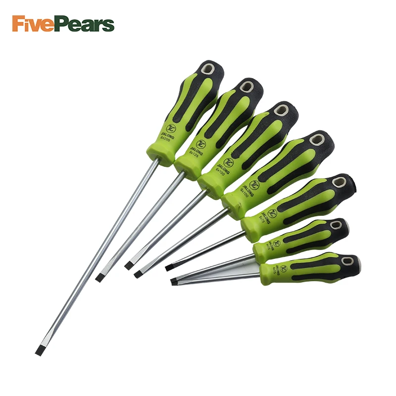 

FREE SHIPPING 1pcs Slotted Magnetic Screwdriver Diagnostic-tool with Non-skid Rubber Screwdrivers Vital item