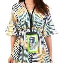 Сильный водонепроницаемый горячий продавать мобильный телефон водонепроницаемый мешок с ремешком для наружного плавания или спорта на открытом воздухе