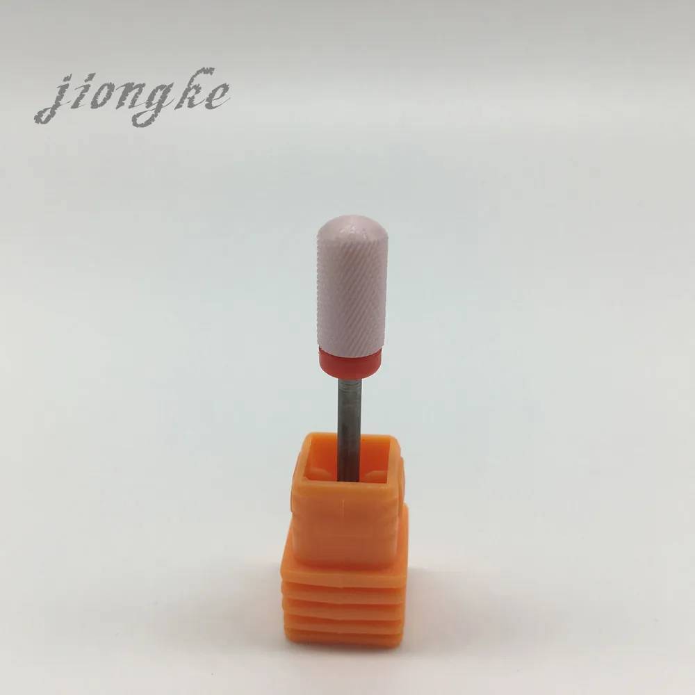 Jiongke Pink Ceramic Nail Drill Bit - Smooth Top ( 612103F ) | Красота и здоровье