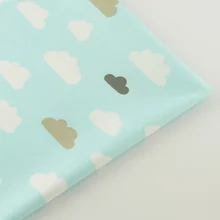 Красивый цветной дизайнерский светильник, синяя хлопковая ткань, саржа, скрапбукинг, домашний текстиль, лоскутное шитье, детское постельное белье Telas CM