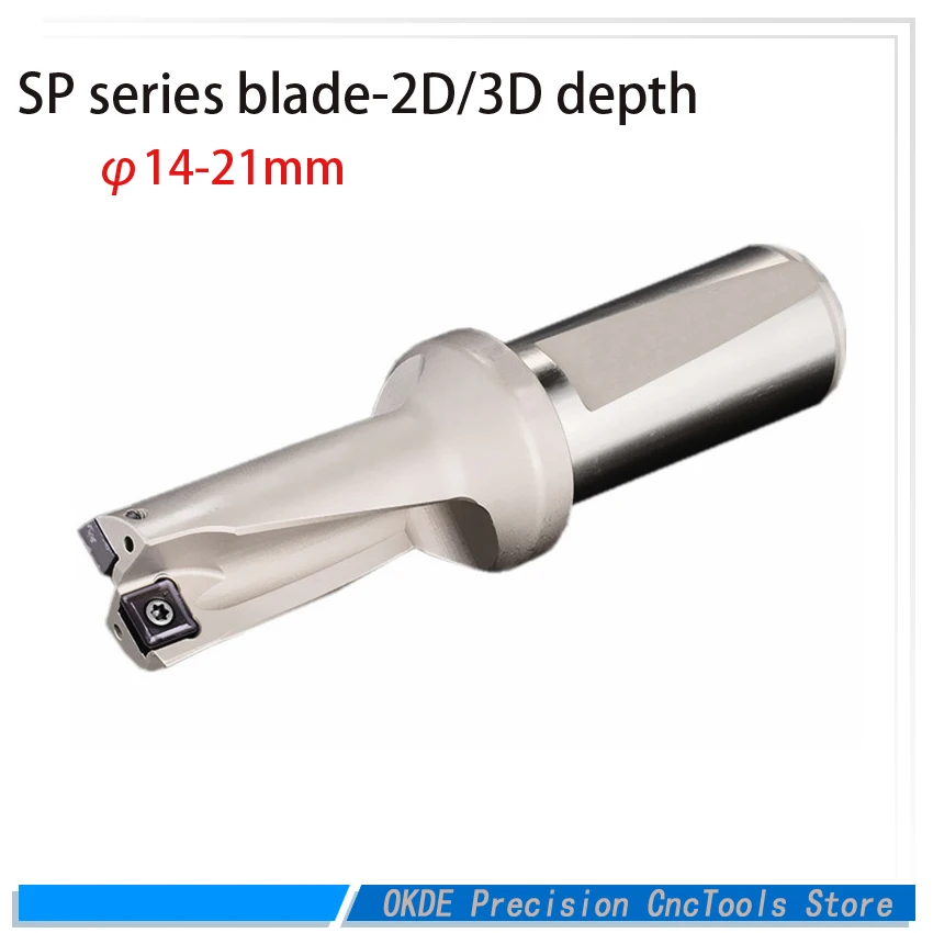 

SP series U drill,fast drill,14-20mm 2D 3D depth,Indexable bit,drilling,for Each brand SP series blade,Machinery,Lathes,CNC