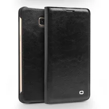 for Galaxy A5 SM-A510F (2016) Case QIALINO Genuine Leather Card Holder Case for Samsung Galaxy A5 SM-A510F (2016) – Black