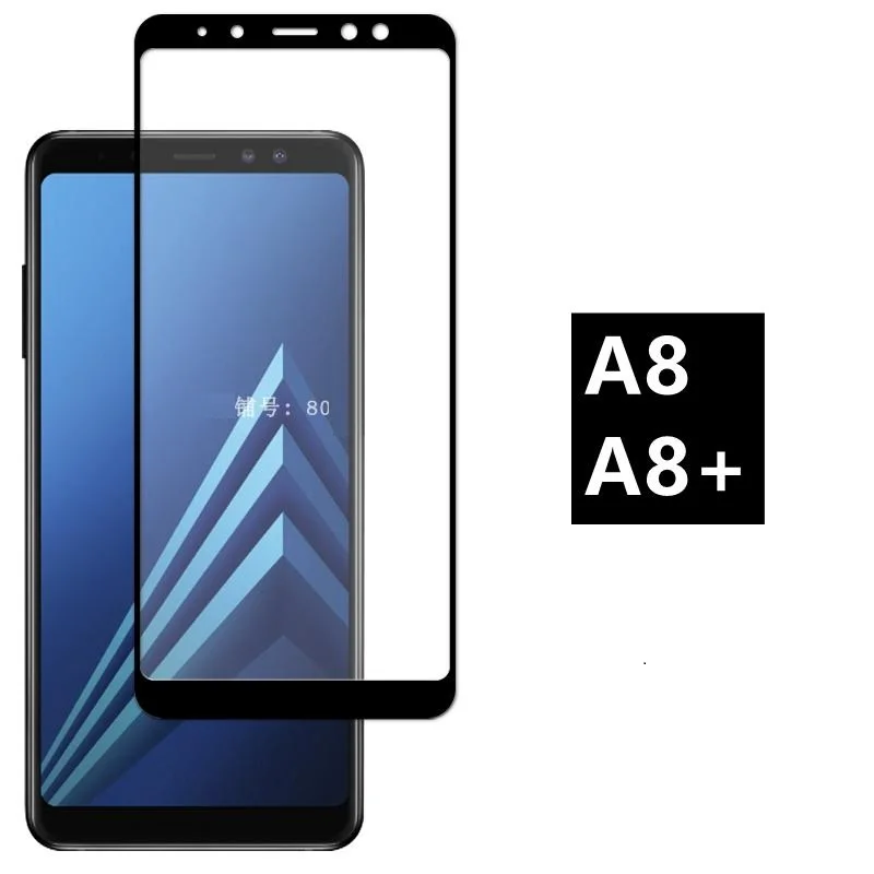 Для Samsung Galaxy A5 2018 стекло с полным покрытием пленка протектор экрана закаленное