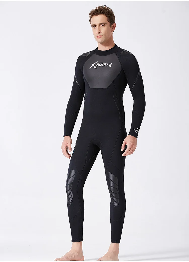 Гидрокостюм для мужчин и женщин 3 мм неопрен+ Sharkskin лоскутный мокрый костюм дайвинг подводное плавание купальник для серфинга полный боди