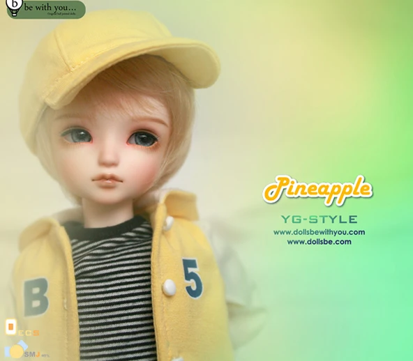 

1/6 scale BJD Sweet cute kid pineapple BJD/SD lovely Resin figure doll DIY Model Toys.Not included Clothes, shoes, wigs