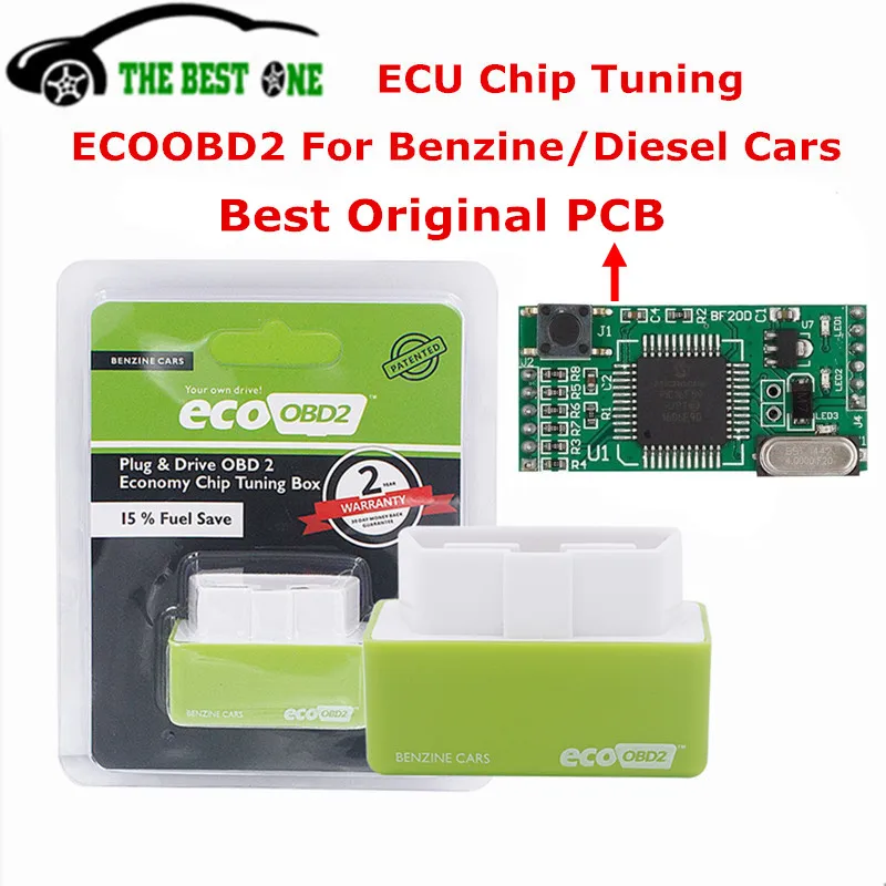 Полный чип экономии топлива 15% ECOOBD2 NitroOBD2 чип тюнинг коробка ECO OBD2 Nitro OBD2 для дизельного и бензинового двигателя вилка и привод
