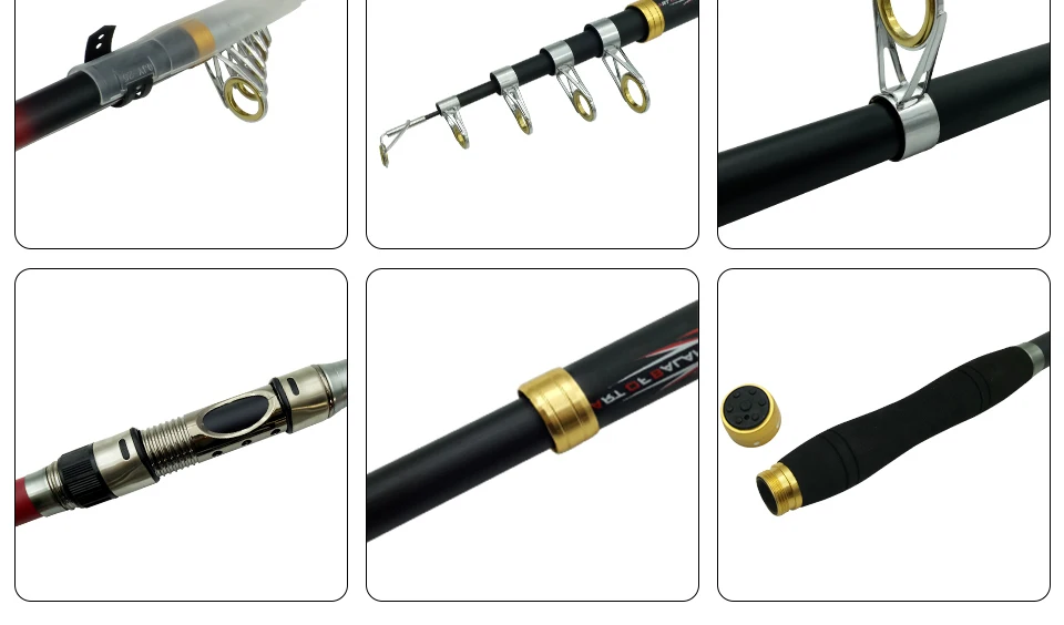 k8356 Carbon 2.1M 2.4M 2.7M 3.0M 3.6M Portable Telescopic Fishing Rod Spinning Fish Handle Fishing Tackle Sea Rod Fishing Pole_10