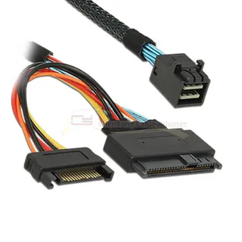 

10PCS/U.2 U2 SFF-8639 NVME PCIe SSD Cable for Mainboard Intel SSD 750 p3600 p3700 M.2 SFF-8643 Mini SAS HD 50CM