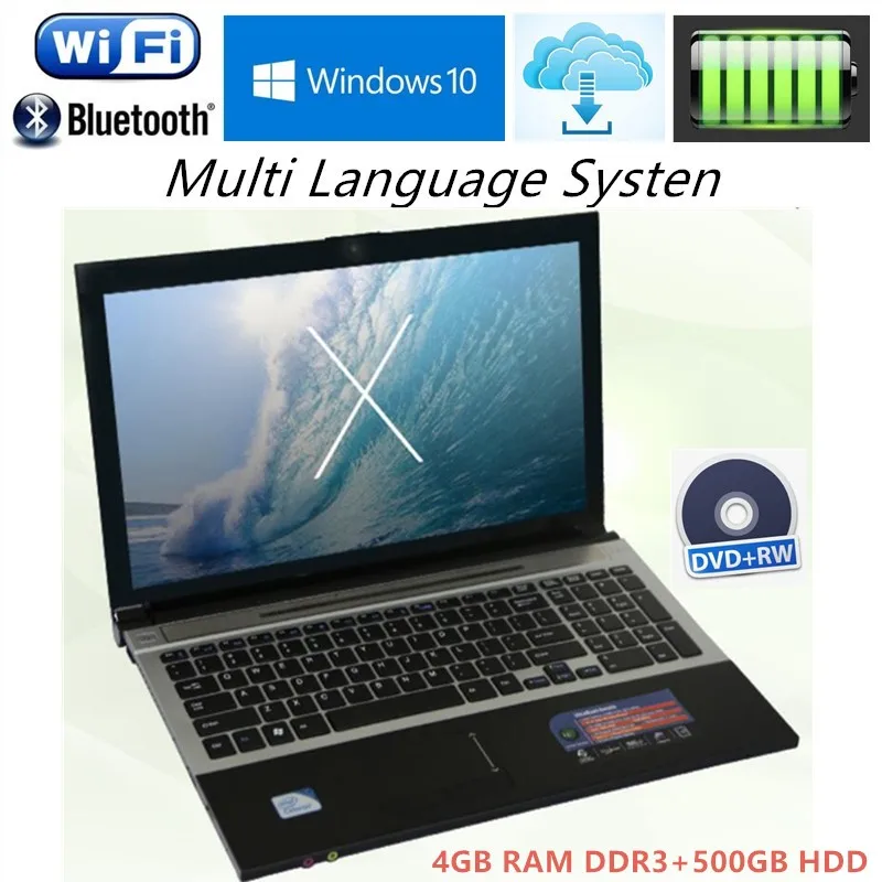 4GB RAM+500GB HDD 15.6\