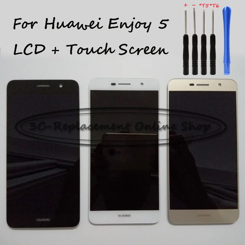 Для Huawei Enjoy 5 TIT-AL00 TIT-CL00 TIT-TL00 TIT-UL00 TIT-CL10 ЖК-дисплей + сенсорный экран дигитайзер в