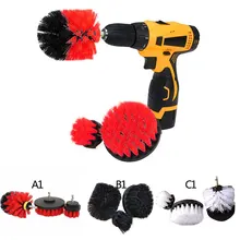 3 шт. электродрель инструмент пол принадлежность щетки кисть для полировки электрическая дрель ванная комната поверхности Ванна чистящий набор