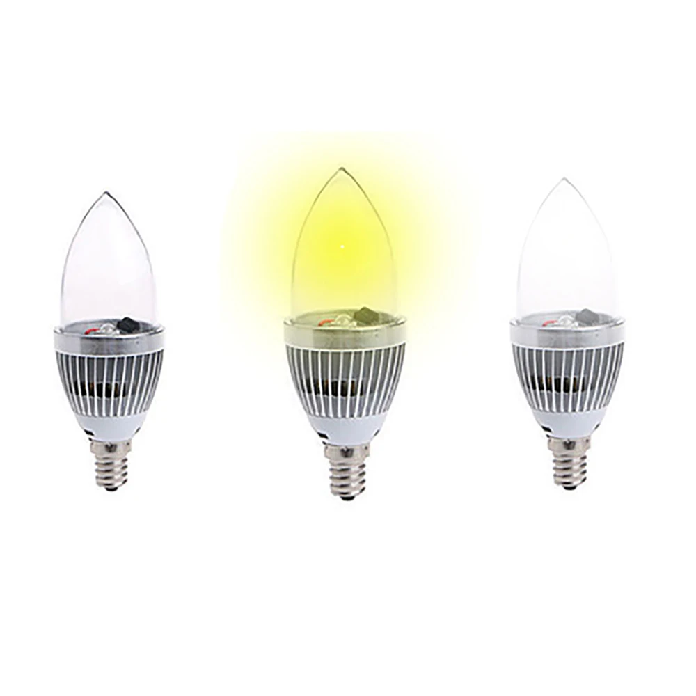 3W RGB Candelabra LED Bulb Choice Remote Control Color Changing Candle