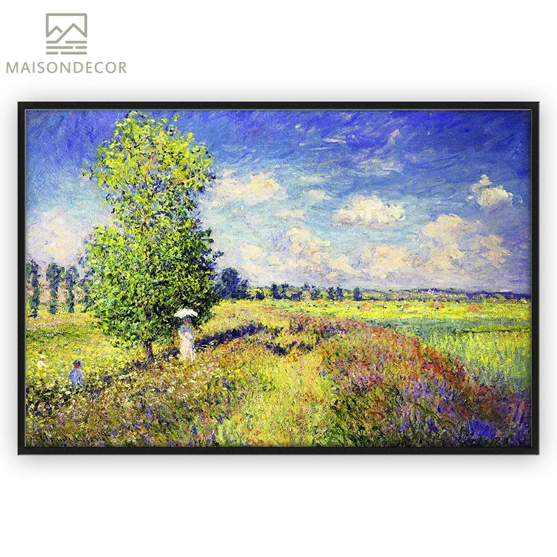 Пейзаж импрессионизм Клода Monet Копия картины маслом отпечатки на холсте дикий