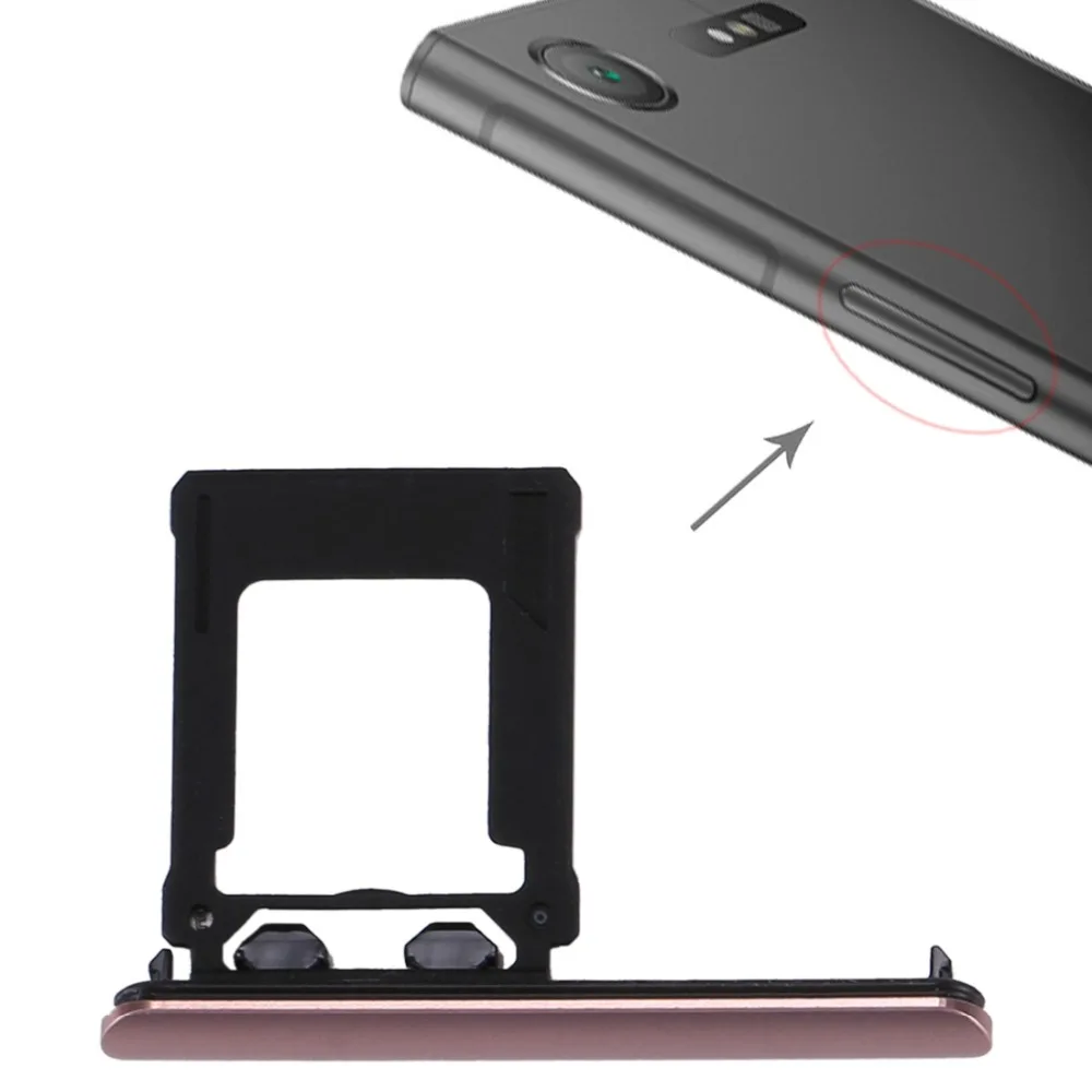 SIM soporte tarjetas Para Sony Xperia xz2 Compact sim micro SD Card tray plata SIM soporte tarjetas Para Sony Xperia xz2 Compact sim micro SD Card tray plata