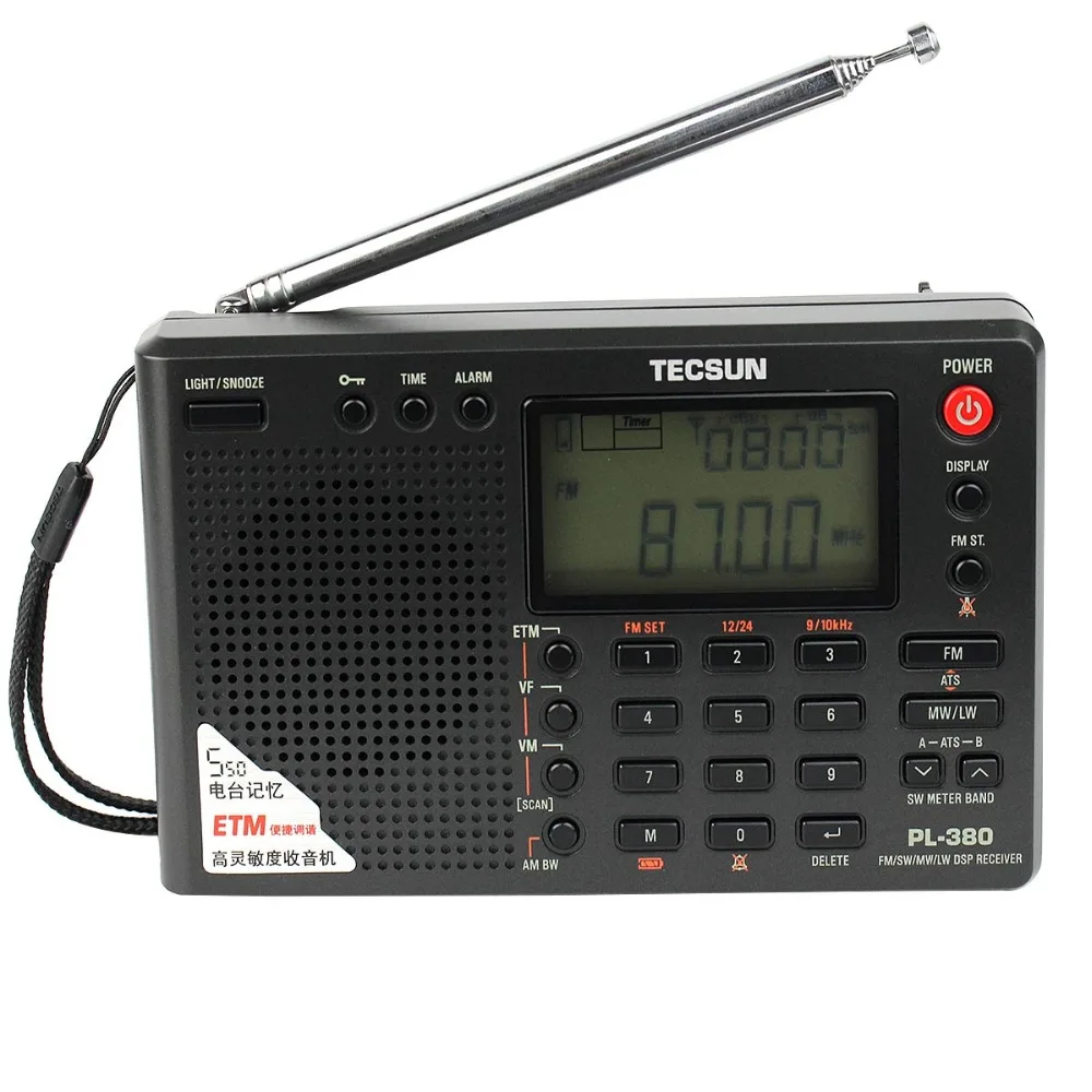 Prix pour TECSUN PL-380 DSP Radio FM MW SW LW Multibande Radio Récepteur Horloge Alarme + Extérieure FM & SW Radio Station antenne Y4130A Prix pour TECSUN PL-380 DSP Radio FM MW SW LW Multibande Radio Récepteur Horloge Alarme + Extérieure FM & SW Radio Station antenne Y4130A